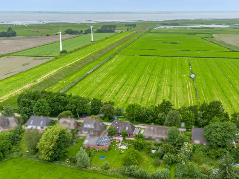 Weitblick Richtung Nordseedeich