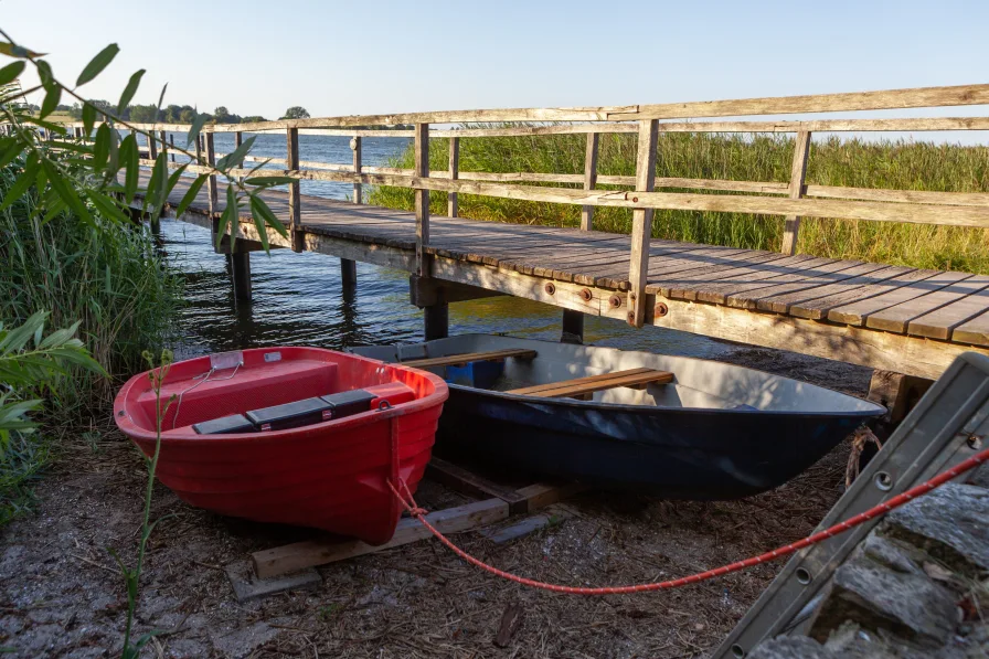 Steg zur Schlei in Sieseby