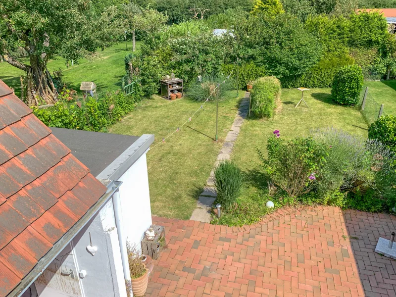 Ausblick in den Garten