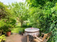 Blick auf die Terrasse