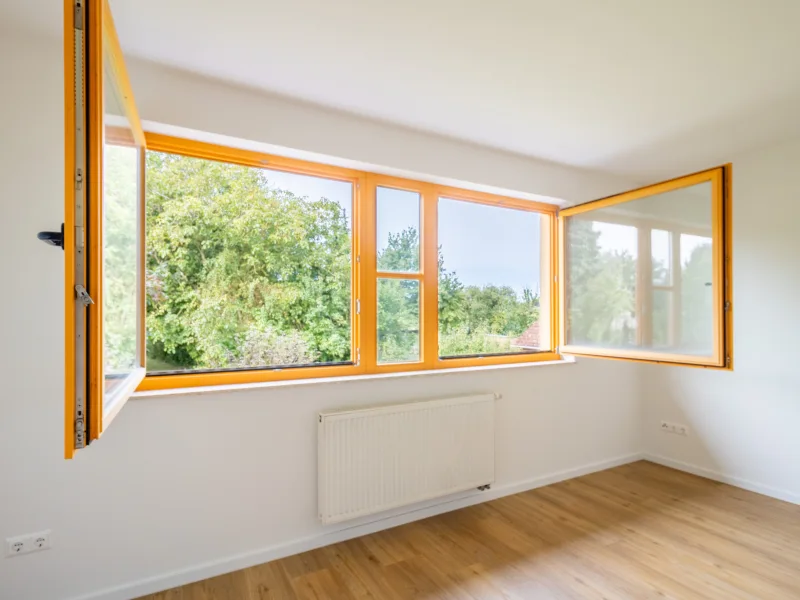 Fensterfront im Wohnzimmer