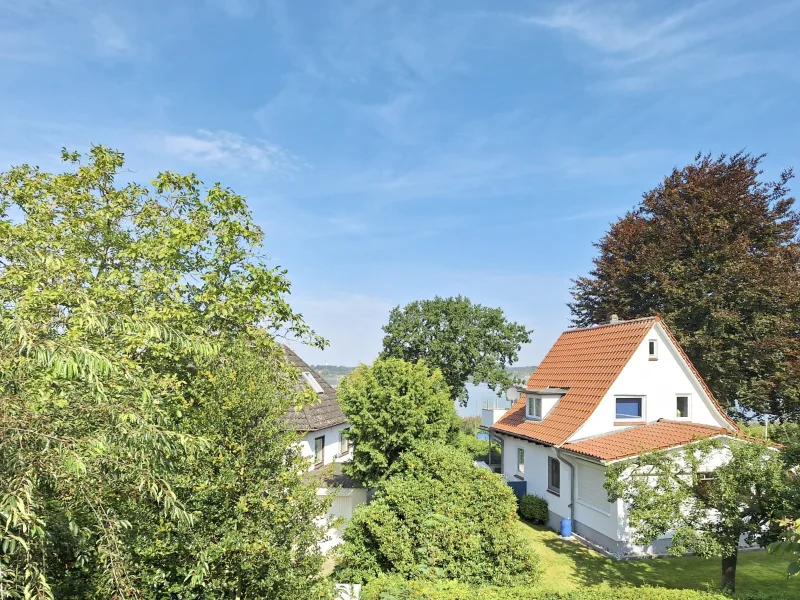 Blick vom OG auf die Schlei