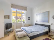 Schlafzimmer mit Balkon