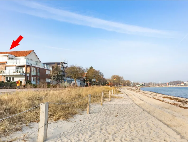 Der Strand von Eckernförde