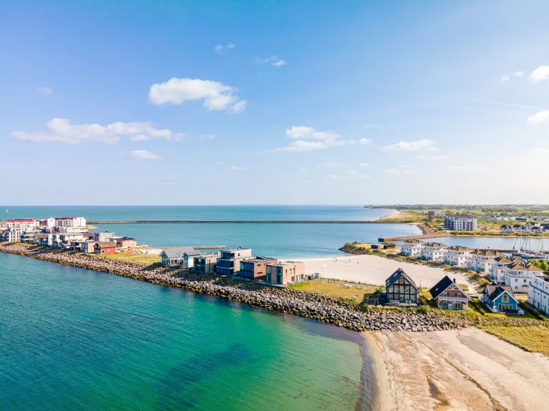  - Haus kaufen in Kappeln - Olpenitz - Erste Reihe Ostsee | Luxuriöses Ferienhaus | Separate Gästewohnung | Atemberaubender Blick von Schleimünde bis nach Dänemark