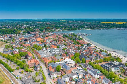 Luftaufnahme - Wohnung mieten in Eckernförde - Besonderes Wohnambiente in zentraler Lage von Eckernförde