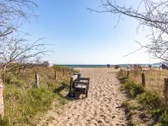 Eckernförder Strand in ca. 100 m Entfernung