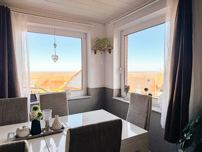 Esszimmer mit Ostseeweitblick - Haus kaufen in Panker - Wohnen im Bungalowstil mit traumhaftem Weitblick über die Ostsee