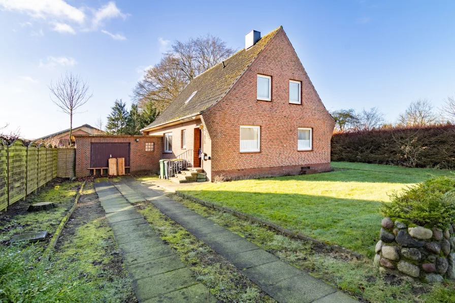  - Haus kaufen in Kropp - Handwerker aufgepasst!  5-Zimmer-Haus mit pflegeleichtem Garten vor den Toren von Kropp