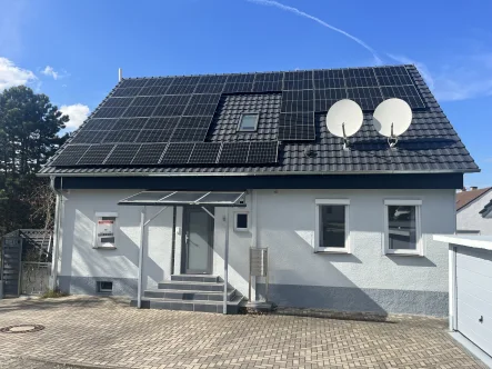 Haupteingang - Haus kaufen in Heimsheim - Kapitalanleger aufgepasst! Tolles 3 Familienhaus - umfangreich saniert und mit neuer Photovoltaik-Anlage!