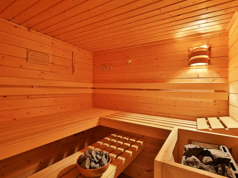 Sauna im Untergeschoss