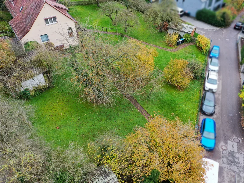 Grundstück mit großem Garten - Sonstige Immobilie kaufen in Leonberg Silberberg - Tolles Grundstück in begehrter Lage nahe des Naturschutzgebiets