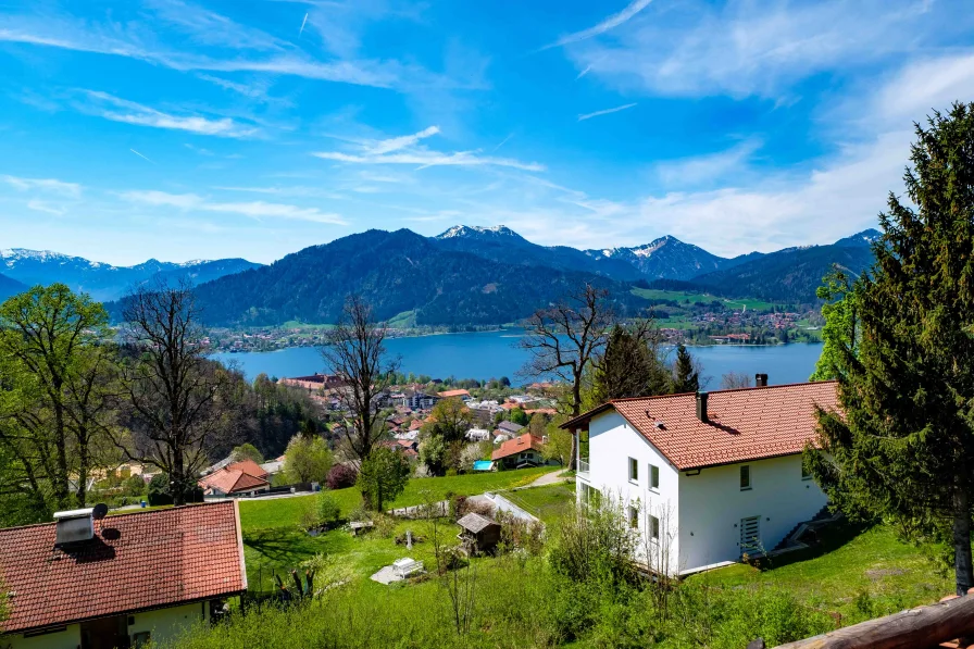 Traumhaftes Grundstück - Grundstück kaufen in Tegernsee - Traumhaftes Grundstück mit Panoramablick auf See und Berge
