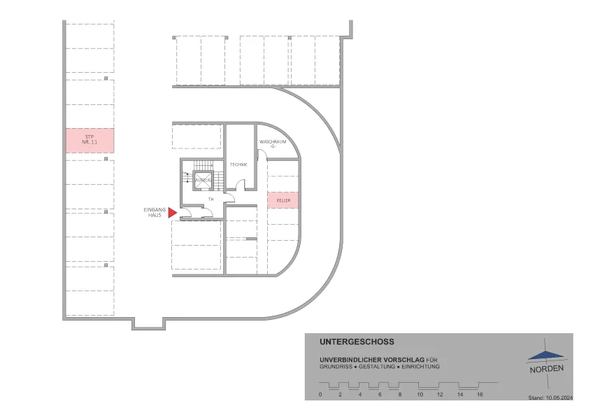 Grundriss - UNTERGESCHOSS -