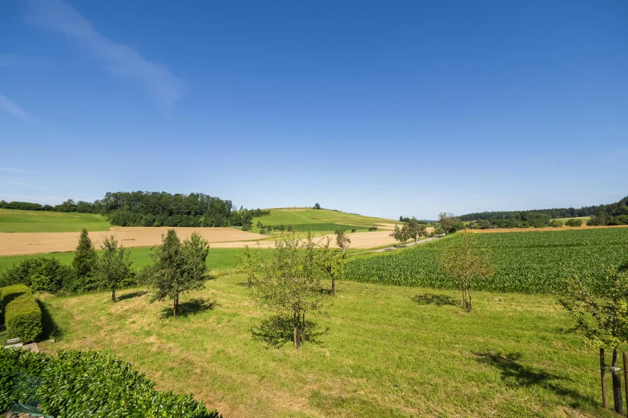 Blick aus dem Obergeschoss