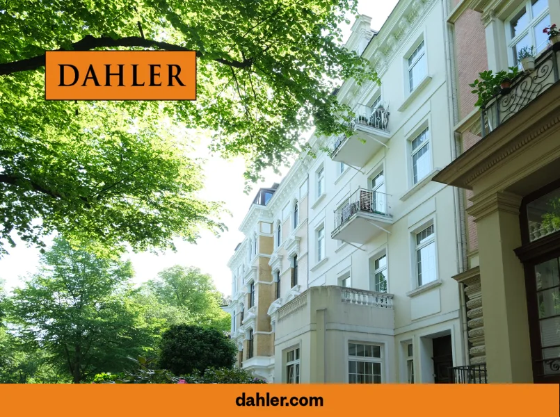 Außenansicht - Wohnung kaufen in Hamburg - Wohnen direkt an der Moorweide