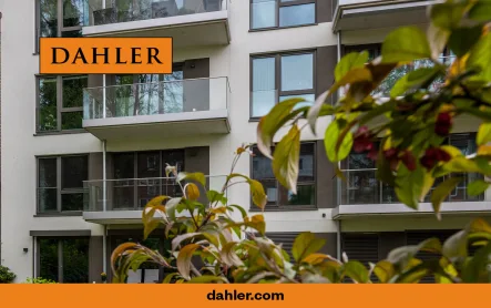 Rückansicht - Wohnung kaufen in Hamburg - Modernes Wohnen in ruhiger Lage mit Süd-Balkon