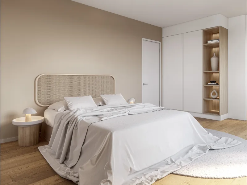 Schlafzimmer Impression  - Wohnung kaufen in HafenCity, Hamburg - Erstbezug - Attraktive Eigentumswohnung im Neubauprojekt ElevenDecks