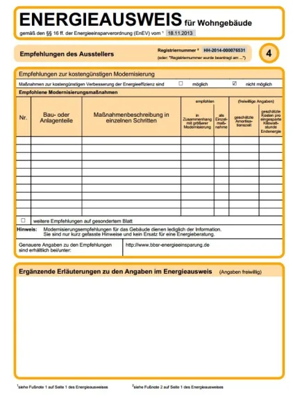 Energieausweis Seite 4