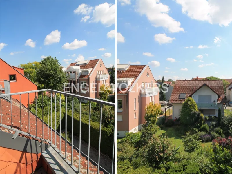 Balkon und Aussicht