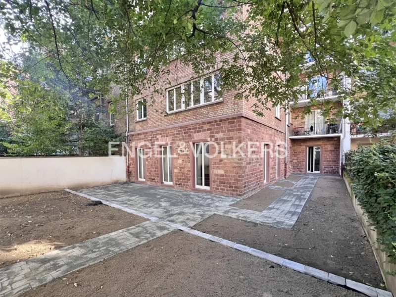 Garten - Wohnung mieten in Mannheim - Hochwertige, moderne 5-Zimmer-Wohnung am Wasserturm!