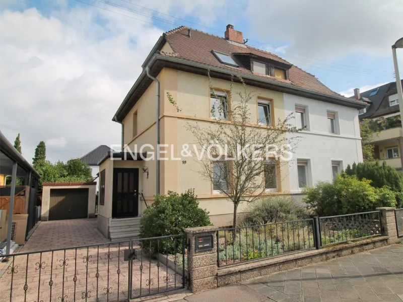  - Haus kaufen in Mannheim - Stadtnahe u. charmante DHH mit schönem Garten in Pfingstberg!