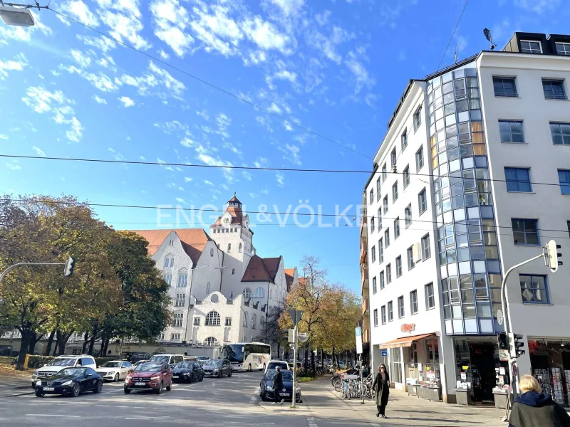 Außenansicht - Büro/Praxis mieten in München - Moderne Büroflächen direkt am Elisabethplatz in Schwabing