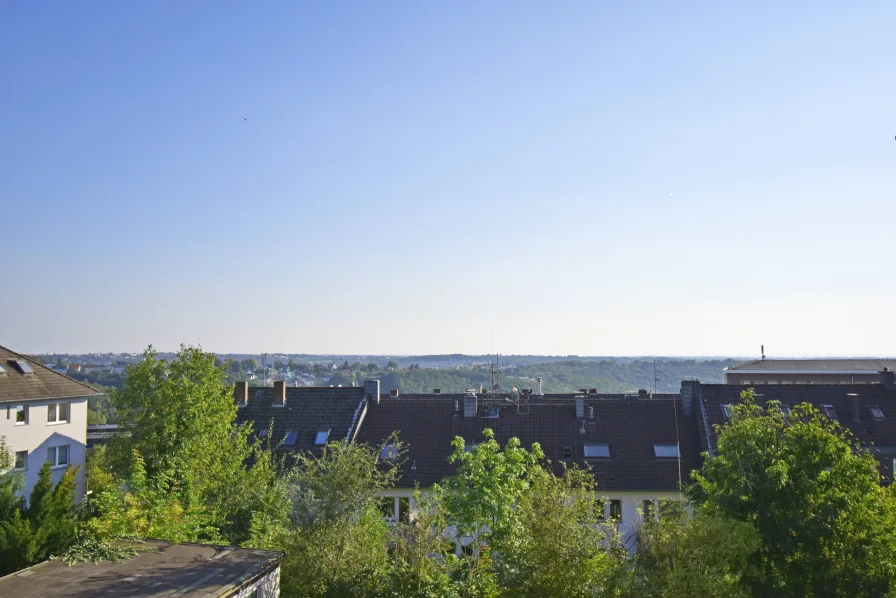 Aussicht vom Balkon - Wohnung kaufen in Remscheid - Ruhiges Wohnen am Stadtkern mit Fernblick