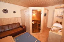 Sauna im Kellergeschoss