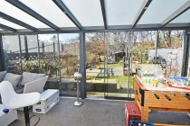 Ca. 20 m² Wintergarten mit Zugang zum Garten