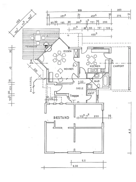 Grundriss Erdgeschoss Haus 1