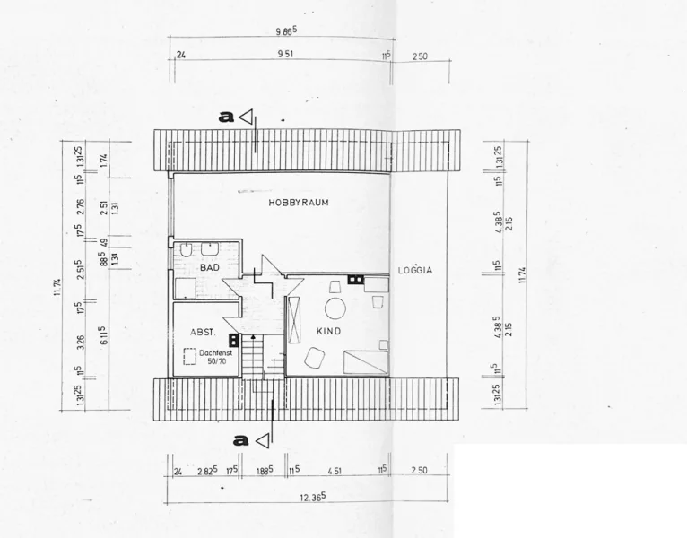 Grundriss Dachgeschoss