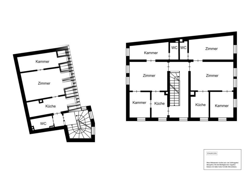 Grundriss Obergeschoss 1-3