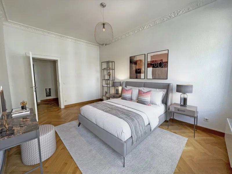 Referenzbild - Wohnung kaufen in Leipzig - Altbau Charme in Gohlis: 3-Zimmer-Wohnung mit Balkon!