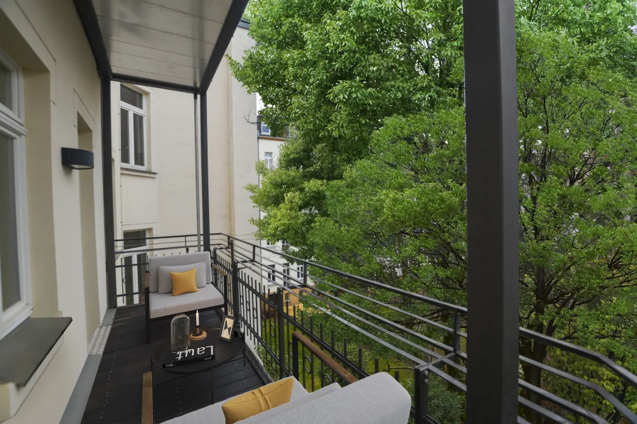 Referenzbild - Wohnung kaufen in Leipzig - Charmantes Altbau-Juwel: Großzügige 5-Zimmer Wohnung mit Stuck und zwei Balkonen im begehrten Waldstraßenviertel
