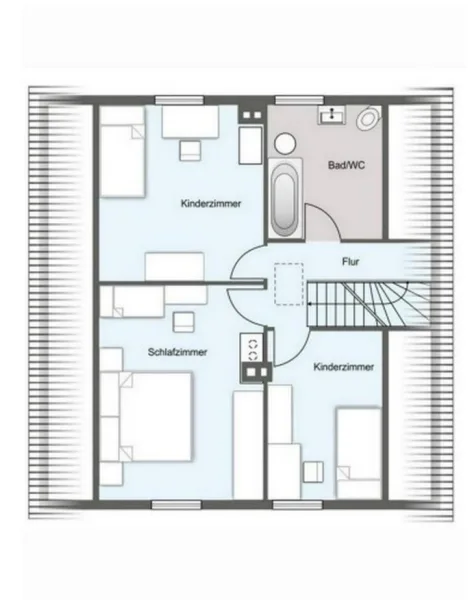 Grundriss Obergeschoss