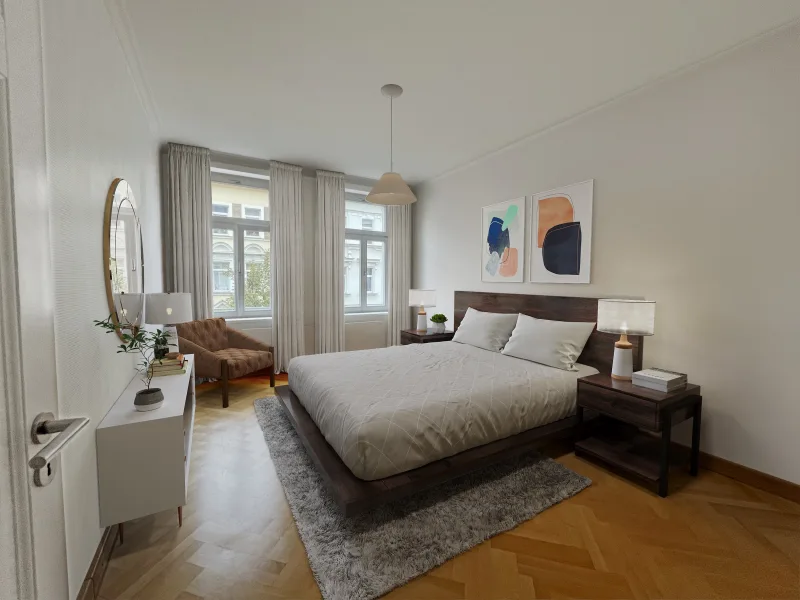 Referenzbild - Wohnung kaufen in Leipzig - 3-Zimmer mit zwei Balkonen und zwei Bädern in Schleußig!