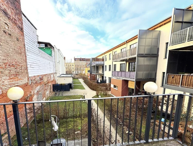 Ausblick vom vorderen Balkon