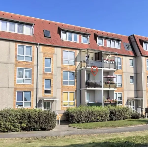 Wohnung in der 2. Etage - Wohnung kaufen in Stralsund - Helle Eigentumswohnung mit Balkon                               in ruhiger Stadtrandlage