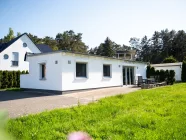 Ferienhaus mit Blick auf den Wald