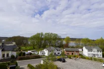 Ausblick auf den Schmachter See vom Balkon im OG