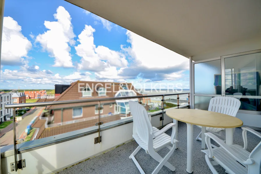 Blick über den Süden Westen und Norden! - Wohnung kaufen in Wangerooge - 2 Zimmer ca. 45m² mit Ausblick