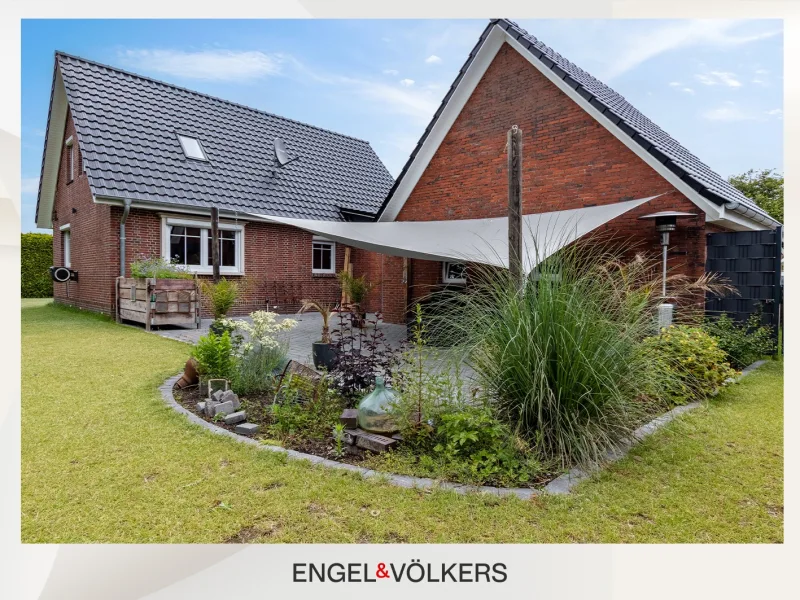  - Haus kaufen in Südbrookmerland - Modernisiertes Einfamilienhaus mit großem Garten - Sanierter Charme aus 1955