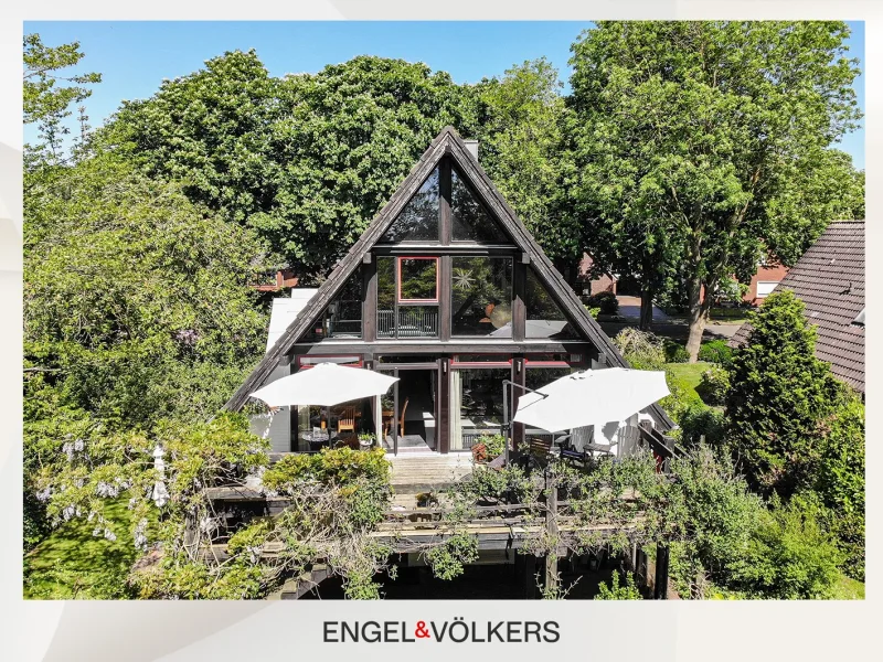  - Haus kaufen in Leer - Architektenhaus in ruhiger und einzigartiger Bestlage am Deich