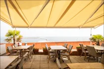 Terrasse mit Blick auf die Düne