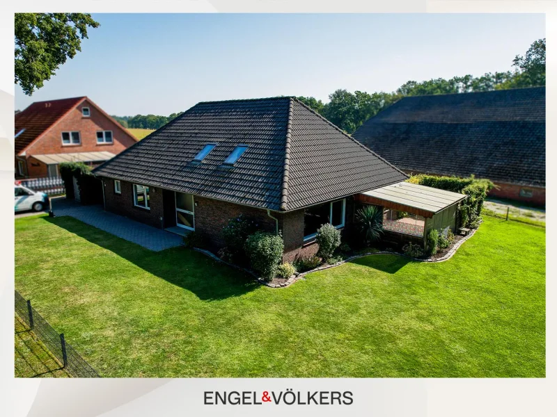  - Haus kaufen in Aurich - Großer Bungalow in zentraler Lage von Aurich-Tannenhausen