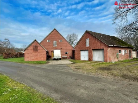 Südansicht - Haus kaufen in Badbergen - Ihr Traum vom eigenen Reiterhof in Badbergen