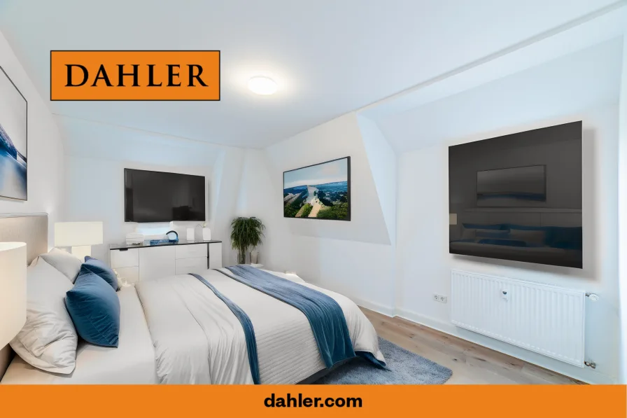 Online-Titel - Wohnung kaufen in Amberg - GROßZÜGIGE DREI-ZIMMER-WOHNUNG IM DACHGESCHOSS - TOP MODERNISIERT