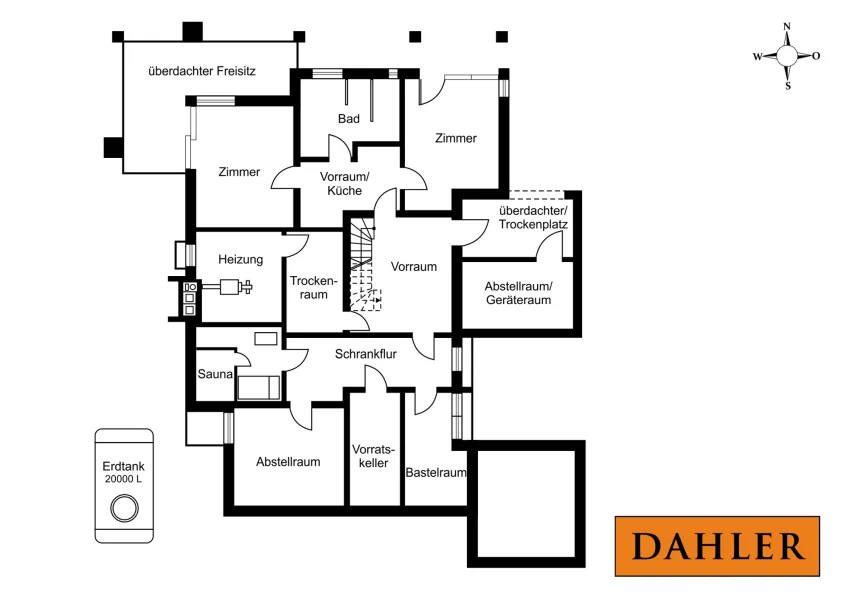 Grundriss Untergeschoss