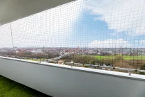 Aussicht vom Balkon